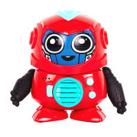 ABS Battery Powered Interactive Talking Cute Voice Recording Multifunctional Movable Arm Kids Gift Cartoon Robot Toy Face Change