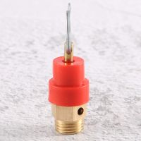 Pressure relief valve 1/4 PT air compression valve red + gold