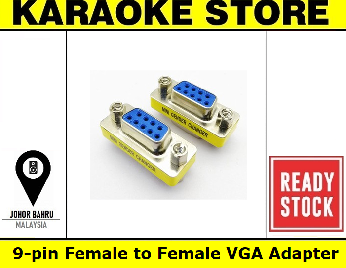 VGA conversion head 9hole serial port female to female serial port VGA