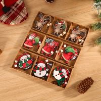 【YF】■❁  Claus/Elk/Snowman Ornaments Hanging Pendant Xmas Decoration Boxed Gifts