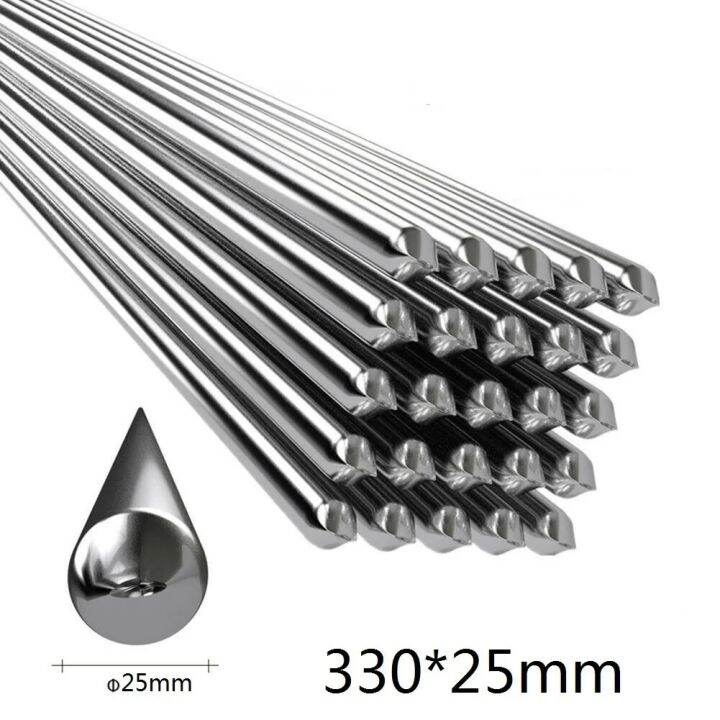 60pcs 330*2.5mm Aluminium Welding Low Temp Dura Easy Weld Rods Brazing