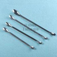 【CW】∋  1set 16/18/20/22cm lab double-head stainless steel drug Reagents sample spatula weighing spoon