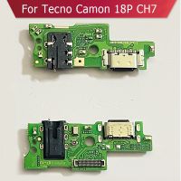 แท่นชาร์จ USB สําหรับ TECNO Camon 18p CH7 CH7n Charging Flex Cable Connector Replacement Parts