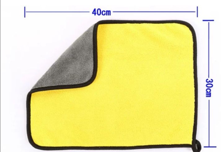 ผ้าเช็ดรถ-5ผืนคละสี-ดูดซับน้ำได้มากถึง-7เท่า-ขนาด30-40-ของน้ำหนักไมโครไฟเบอร์ดูดซับน้ำแบบสุดยอดผ้าเช็ดรถ