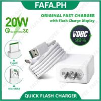 VOOC OPPO Type C Charger [Good Quality] 20W Micro USB Super Fast Flash Charger Universal Charger