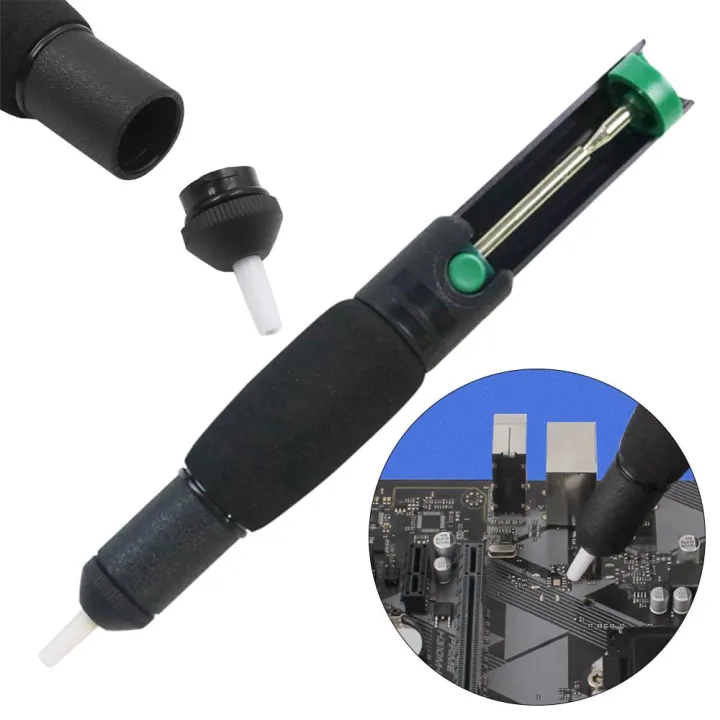 CBT Manual Tin Remover PVC Vacuum Solder Suction Pen Desoldering Tool Hand Cleaning Tool