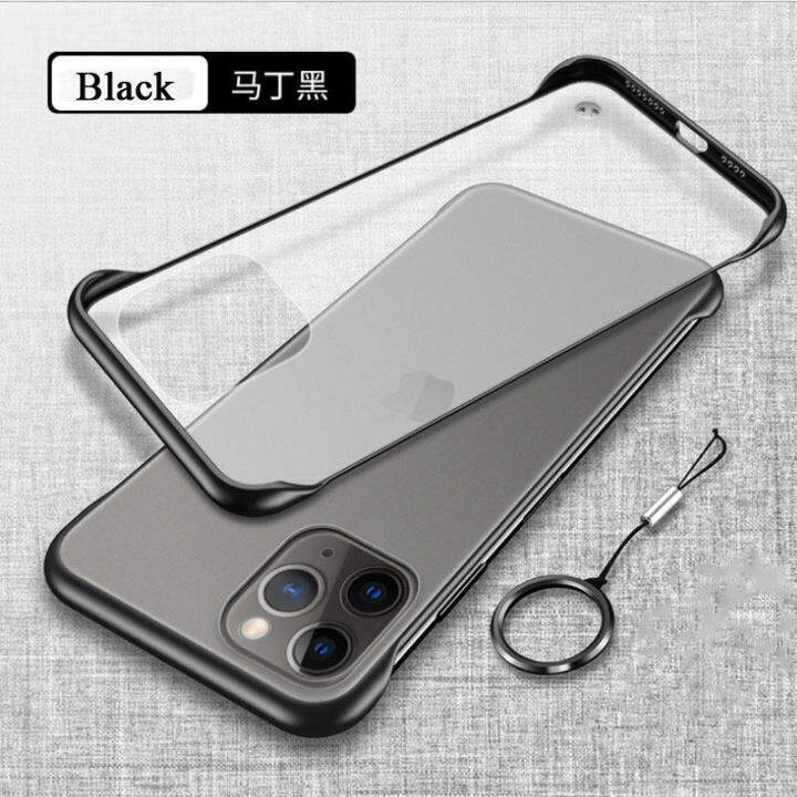 New Design Translucent Frameless Phone Case for IPhone 15 Pro Max 14 ...