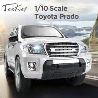 Teeker รถจำลอง1:10รถ RC ขนาดใหญ่ Toyota Prado ทางวิบาก Vehcile 4WD SUV 4x ความเร็วสูง4 Mobil Remote Control โมเดลของเล่นของขวัญวันเกิดสำหรับเด็กผู้ชายขนาด42ซม.