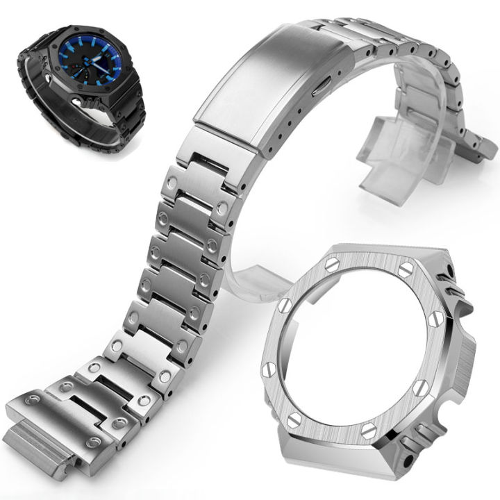 ga2100-ga-2110-1st-generation-การปรับเปลี่ยนกรอบโลหะสแตนเลสสำหรับ-casio-ga-2100-ga2110-series-สแตนเลสสตีลนาฬิกา-refit-นาฬิกาสำหรับผู้ชายหรูหรา