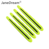 JaneDream Green-4Pcs Cảnh Báo Cửa Xe Dải Băng Dán Phản Quang Ánh Sáng Phụ Kiện Bên Ngoài Mark Phản Quang Bảo Vệ Cạnh Cửa