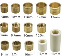 【LZ】๑  Professional DIY Snooker Billiards Copper Brass White Fiber Pool Cue Ferrule Repair Accessories