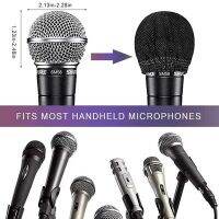 720Pcs Mic Covers Disposable Non-Woven Mic Cover Mic Microphone Windscreen &amp; Filters for Karaoke