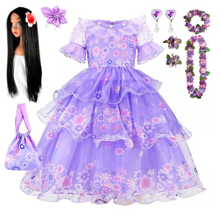 disney-new-encanto-costume-for-girls-princess-dress-suit-cosplay-charm-isabela-mirabel-dolores-carnival-birthday-party-clothes