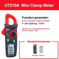 UNI-T Clamp Meter UT210E UT210D AC DC Current Mini Clamp Multimeter Digital True RMS Pliers Ammeter Auto Range