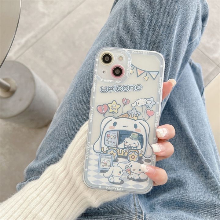 เคสไอโฟน14-เคสหมาใสขอบเหลี่ยมกล้องป้องกันเต็มรูปแบบ-สำหรับ-เคส-apple-iphone-12-xr-se-2022-14-2022-xr-เคสไอโฟน11-เคสไอโฟนse3-7-i8plus-เคสไอโฟน7พลัส-x-เคส-13-เคสไอโฟน14พลัส-11-เคสi11-pro-max-เคสไอโฟน11-