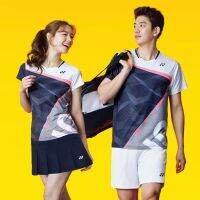 Yonex ชุดโต๊ะปิงปองเจอร์ซีย์ลำลองผ้าแห้งเร็วสำหรับฤดูใบไม้ผลิและในช่วงฤดูร้อนสำหรับผู้ชายและผู้หญิง