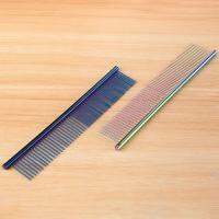 3 Pieces Pet Steel Combs, Pet Dog Cat Grooming Comb Multi-Color Dog Comb with Stainless Steel Teeth for Removing Tangles