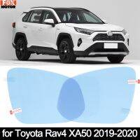 กระจกมองหลังป้องกันหน้าต่าง Clear Anti-Fog กันน้ำ Rain Shield ฟิล์มสำหรับ Toyota Rav4 AX50 2019-2020รถ Sticker