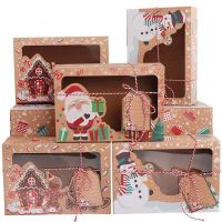 Christmas Cookie Boxes With Window  Holiday Cookie Boxes For Gift Giving  Pastry  Candy  Party Favors  Christmas Boxes Storage Boxes