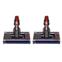 2X Motorized Double Floor Brush Head Tool for Dyson V8 V7 V10 V11 Vacuum Cleaner Soft Sweeper Roller Head Floor Brush