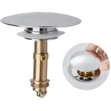 1pc Tub Stopper With Hair Catcher, Pop Up Bathtub Stopper 2-in-1, Brass Tub  Drain Stopper With Anti-Clogging Strainer, Tub Drain Plug With Metal Hair