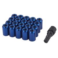 【CW】 20pcs 32mm Length Car Wheel Nuts Hexagon 20mm M12x1.25 M12x1.5 Lug Nuts JDM Racing Accessories Aluminum Taper Conical Seat