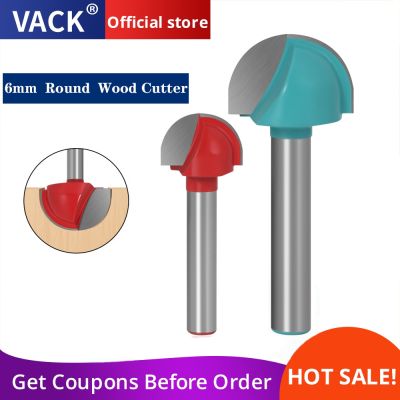 【CW】 VACK 6mm Shank Round End Mill Wood Cuter Milling Bit Core Carbide Router Tools 6 25 32mm