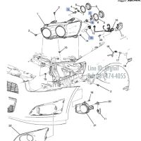 ACDelco หลอดไฟหน้า CHEVROLET SONIC 1.4 1.6 ทุกปี