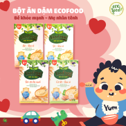 bột ăn dặm cho bé 4 5 6 tháng Ecofood 4 vị đa dạng giúp bé ăn ngon khỏe