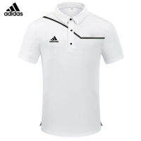 ADIDASeˉ  เสื้อยืดกีฬากอล์ฟเสื้อโปโลไฮเอนด์สำหรับผู้ชายกางเกงเล่นกอล์ฟเสื้อยืดเทนนิสกอล์ฟใหม่ผู้ชาย