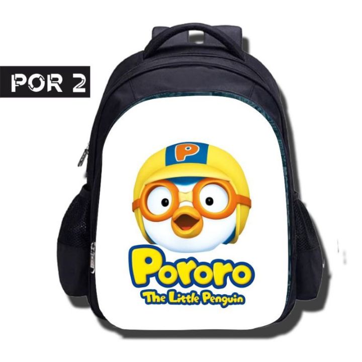 กระเป๋าเป้สะพายหลัง-พิมพ์ลายตัวอักษร-pororo-viral-แฟชั่นสําหรับเด็ก