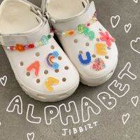 jibbizt alphabet for crocs ตัวอักษรติดรองเท้าcrocs