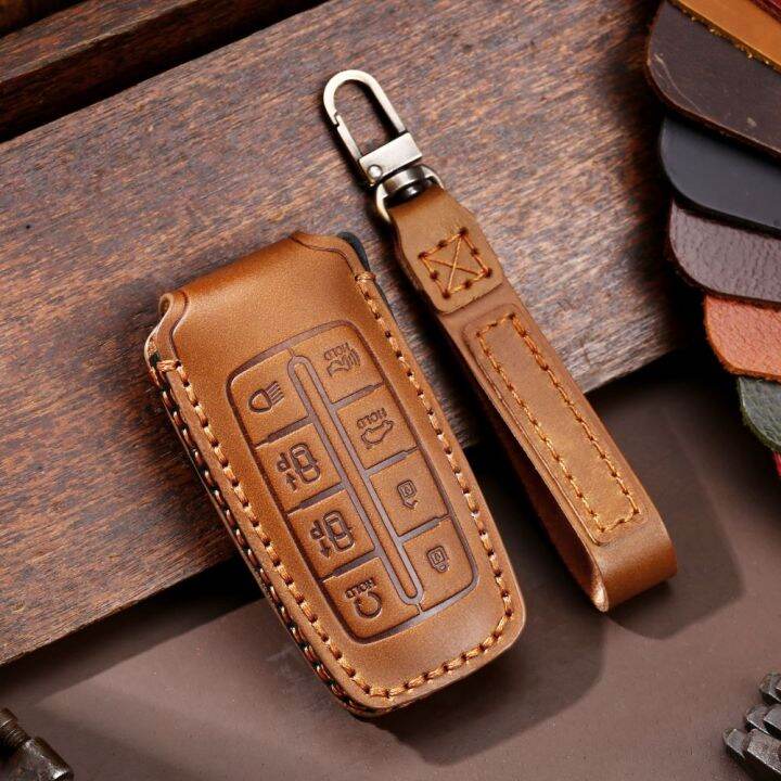 for-rohens-for-hyundai-genesis-8-button-g80-gv70-gv80-leather-car-key-case-cover-car-remote-key-holder-fob-shell-accessories