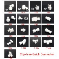 1/4 3/8 OD Hose Tube 1/4 1/2 3/4 1/8 Plastic Pipe Quick Connectors RO Water Connector Fittings Reverse Osmosis System