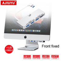 jianzhifen AJIUYU ฮับ USB 3.0สำหรับ iMac 21.5 27 PRO Dock ตัวแยกพอร์ตอะแดปเตอร์3ตัวพร้อมอะลูมินัมอัลลอยคอมพิวเตอร์ยูนิบอดี้การ์ดรีดเดอร์ SD แบบบาง