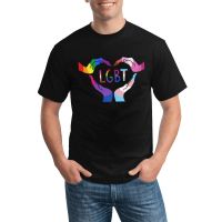 Lgbt Gay T Shirt Homosexual Slogan Retro Cotton T-Shirt O Neck Print Funny Clothes For Mens Big Size Summer Tshirt Birthday Gift