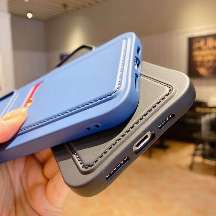 cold-noodles-soft-wallet-card-holder-เคสโทรศัพท์สำหรับ-iphone-13-12-11-pro-max-x-xr-xs-max-6-6s-7-8-plus-se2สไลด์กล้องป้องกัน-candy-cover