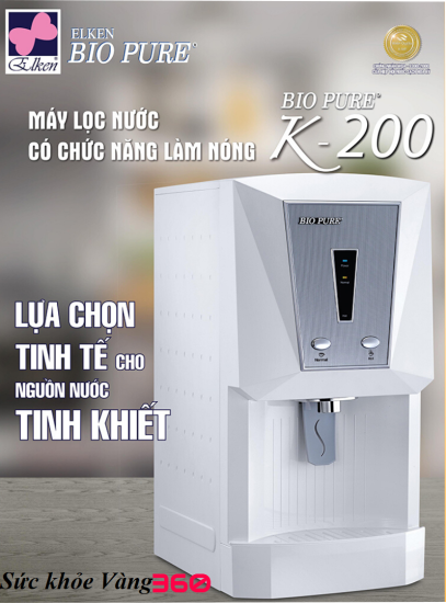 Máy lọc nước elken bio pure k-200 - ảnh sản phẩm 1