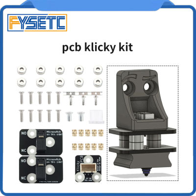 เครื่องพิมพ์3D ชุด PCB Klicky Voron 2.4 Probe เครื่องพิมพ์ D2F-01อัตโนมัติ DIY Z Auto ชุดบอกระดับสำหรับเครื่องพิมพ์3D Voron