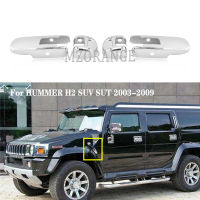 Hood Side Hinge Cover Trim Cap Guard For HUMMER H2 SUV SUT 2003-2009 Chrome 4PCS Car accessories Side Marker Door lights trim