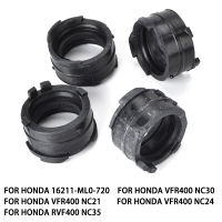 รถจักรยานยนต์คาร์บูเรเตอร์อินเทอร์เฟซอะแดปเตอร์ Intake Manifold สำหรับ Honda VFR 400 VFR400 NC30 NC21 NC24 RVF400 16211-ML0-720