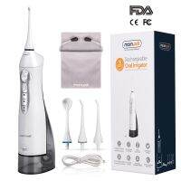 ZZOOI D52 Oral Irrigator USB Rechargeable Water Flosser Portable Dental Water Jet 300ML Water Tank Waterproof 4 Model Teeth Cleaner