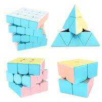 2+3+4+Pyramid Combination Cube - Moyu Classroom Macaron - Fun Puzzle Game! Brain Teasers