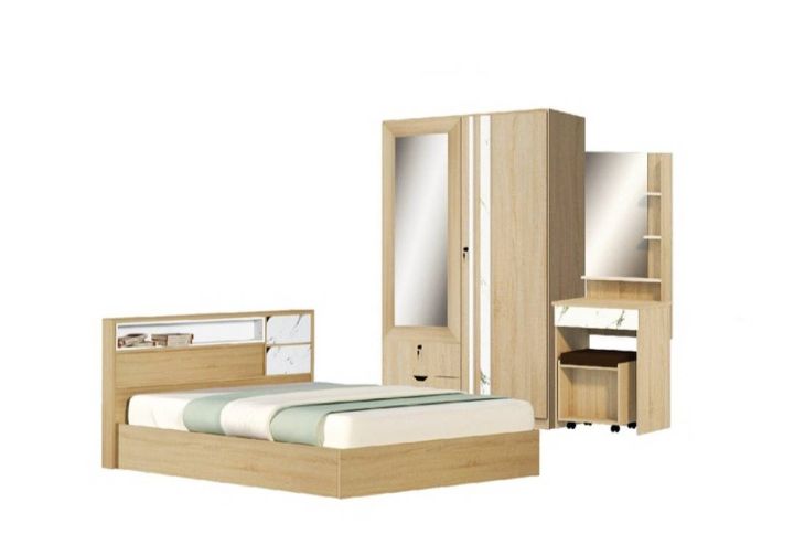 ชุดห้องนอน-paris-5-6-ฟุต-model-paris-set-ดีไซน์สวยหรู-สไตล์ยุโรป-ประกอบด้วย-เตียง-ตู้เสื้อผ้า-โต๊ะแป้ง-แข็งแรงทนทาน