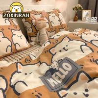 Bed Linen 2 People... Double Bedding...Cover Up Bedsheet and Duvet Set Luxury Nordic Covers for Bed...Futon Set Winter