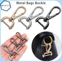 WENYA โลหะ หัตถกรรมเครื่องหนัง DIY พวงกุญแจ ปลอกคอ Carabiner Snap อุปกรณ์เสริมกระเป๋า สายรัดกระเป๋า หัวเข็มขัด กุ้งก้ามกราม ตะขอเกี่ยวที่ถอดออกได้