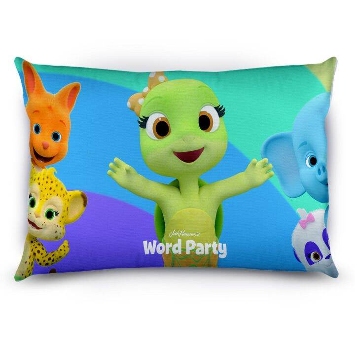 WORD PARTY CARTOON PILLOW 13