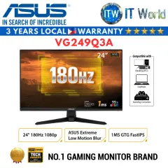 Monitor Asus TUF Gaming VG27AQ 27 Polegadas 155Hz 2560x1440 G-Sync - Peças  para Computadores e Workstation de Alta Performance