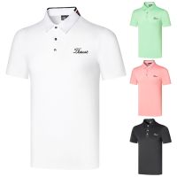 Titleist Golf clothing mens short-sleeved t-shirt thin casual sports mens top GOLF clothing J.LINDEBERG Titleist PXG1 ANEW Le Coq♈