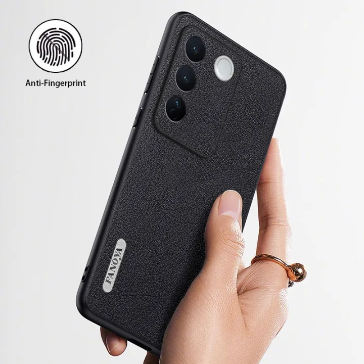 เคสสำหรับ-vivo-v27-pro-v27e-5g-2023ความสะดวกสบายปลอกอ่อนป้องกันหนังสำหรับ-vivov27-pro-v27pro-vivov27e-กันกระแทกง่ายป้องกันด้านหลังเคสแฟชั่นลำลองธุรกิจ